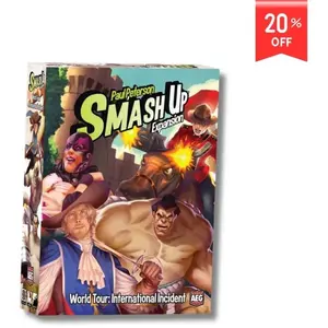 Comparateur de prix : Alderac Entertainment 5516 - Smash Up! World Tour - International Incident