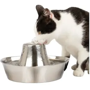 Comparateur de prix : PetSafe Fontaine en Acier Inoxydable pour Animaux de Compagnie Seaside