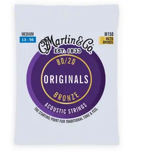 Comparateur de prix : Martin M150 Originals 80/20 Bronze Medium 13-56