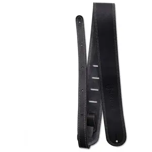 Martin 18A0013 Sangle en cuir 6,3 cm Noir (Import Royaume Uni)
