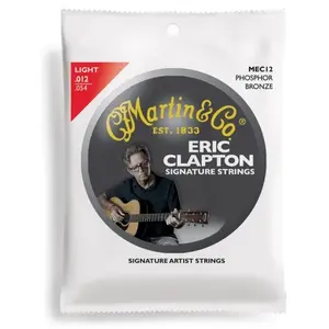 Comparateur de prix : Martin Clapton EC12 - Jeu de cordes pour Guitare acoustique - Light 12-54