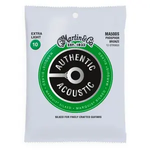 Comparateur de prix : Martin Authentic Marquis 92/8 Phosphor Bronze 12-String Extra Light