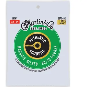 Comparateur de prix : Martin MA140S Marquis Silked 80/20 Bronze Light 12/54