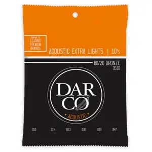 Comparateur de prix : Darco D510 80/20 Bronze Extra Light 10-47 Jeux de cordes folk 010