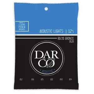 Comparateur de prix : Darco Cda D520 - Cordes Pour Guitare Acoustique - Bronze Light 80/20