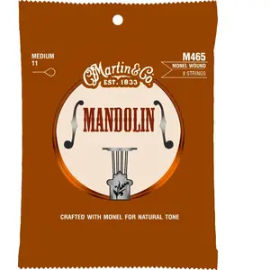 Martin Martin M465 - Jeu De 8 Cordes Bronze Mandoline - Médium 11-40 pas cher