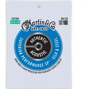 Comparateur de prix : Martin MA130 Authentic Acoustic SP Silk &amp; Steel Custom 11.5/47