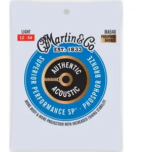 Comparateur de prix : Martin & Co MA540 Authentic Phosphor Bronze Light 12-54