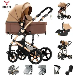 Poussette 3 en 1 Magic ZC  Poussette cosy voyag Poussette pour nouveau... pas cher