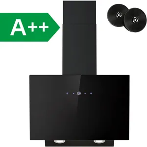 Hotte Aspirante Inclinée FIREGAS 60cm - Puissance d'aspiration élevée ... pas cher