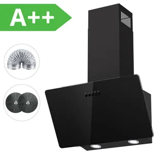 Hotte aspirante inclinée FIREGAS 60cm avec LED et efficacité A++