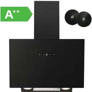 FIREGAS Hottes Aspirantes 60cm, Hotte de Cuisine Inclinée, 578m³/h Pui...Vendu parcdiscount