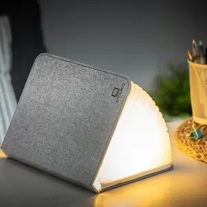GINGKO SMART FABRIC BOOKLIGHT LARGE-Lampe à poser Lin H21.5cmVendu paramazon