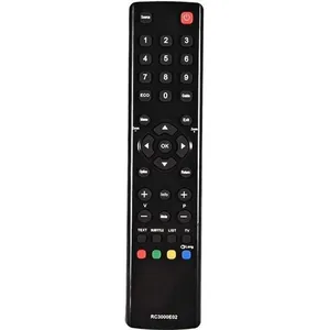 ZISONIX Télécommande noire pour le téléviseur TCL RC3000E02 pas cher