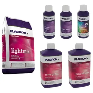 Comparateur de prix : Pack Lightmix 50 litres PLAGRON + engrais et stimulants