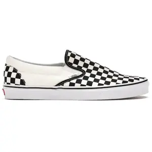 Vans Baskets Vans Classic Slip-On Beige Damier - 43 pas cher