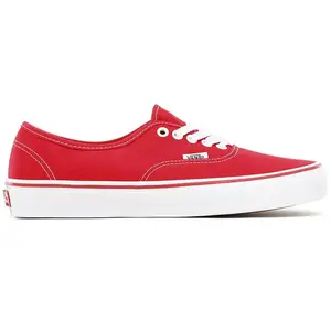 Vans Mixte UA Authentic Baskets, Rouge (Red), 43 EU pas cher