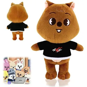 Peluche Capybara Croissant – 100 Cm – Tissu Hyper Doux – Cadeau Kawaii Pour Tous âges – Marque SHOWNICER