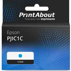 Cartouche compatible Epson PJIC1C - CyanVendu parprintabout