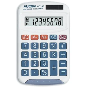 Aurora HC133 Calculatrice portable (Idéal pour l'école primaire) pas cher