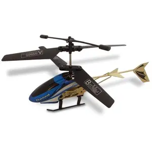 Totalcadeau Hélicoptère télécommandé RC 2.5ch éclairage LED radiocommandé bleuVendu parrue-du-commerce