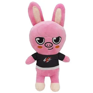Non communiqué Peluche Leeknow Hyunjin cochon 21 cm pas cher