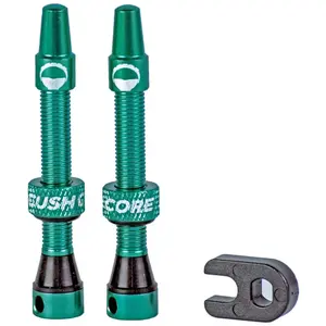 Comparateur de prix : Cushcore Valve Tubeless Presta en Aluminium avec Joint en Nitrile - 44, 55, 66 mm