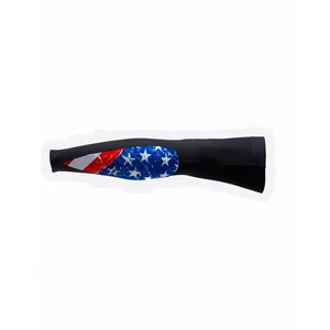 MB Wear Jambières American Mixte Adulte, Noir/Blanc/Bleu/Rouge, FR : M (Taille Fabricant : S/M)Vendu paramazon