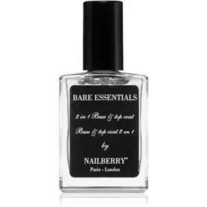 Nailberry 2 in 1 Bare Essentials Oxygenated Base and Top Coat 15 ml