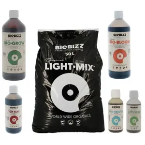 Comparateur de prix : Pack Light-Mix 50 litres - BioBizz