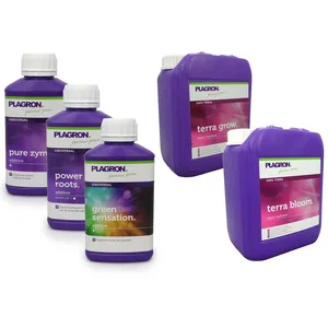 Comparateur de prix : Pack engrais 100% Terra Plagron 5 litres