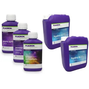 Comparateur de prix : Pack engrais 100% Hydro Plagron 5 litres