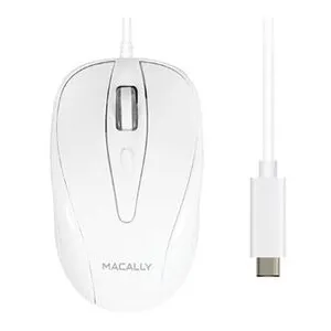 Macally UCTURBO Souris droitiers et gauchers optique 3 boutons filaire USB-C pas cher