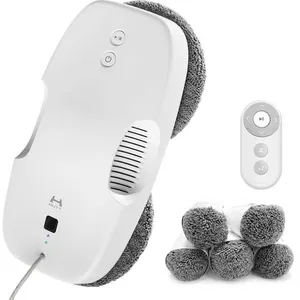 HUTT DDC55 Robot Nettoyage Vitre 3800Pa pour Fenêtre, Carrelage en Céramique, Miroir, 12 Chiffons pas cher