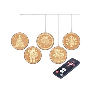 Guirlande lumineuse LED de Noël USB à distance-Multicolore pas cher