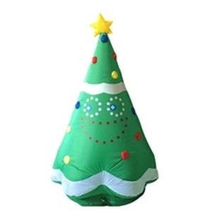 Sapin de Noël gonflable jardin Décoration 160 cm-Vert pas cher