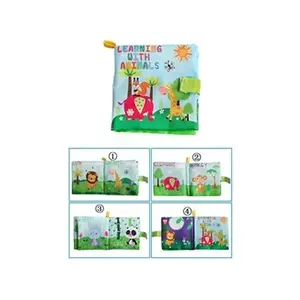 Comparateur de prix : Livre d'éveil pour Bébé en Tissu jeu de cerveau 3D d'apprentissage ave...