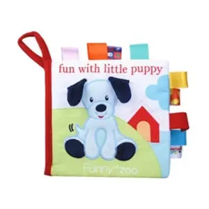 Comparateur de prix : Livre d'éveil pour Bébé en Tissu jeu de cerveau 3D animal - Couleur 02...