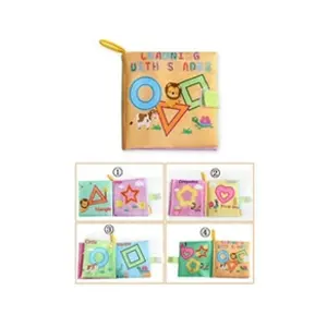 Comparateur de prix : Livre d'éveil pour Bébé en Tissu jeu de cerveau 3D d'apprentissage ave...