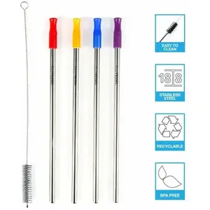 Set de paille EcoVessel, multicolore pas cher