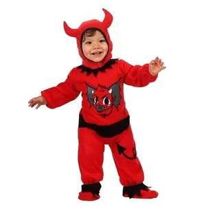 Déguisement pour bébé diable Halloween Costume fete bébé 6-12mois pas cher