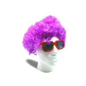 TotalCadeau Perruque afro de couleur violette pas cher