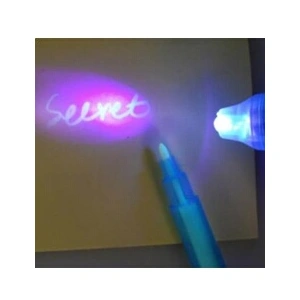 TotalCadeau Stylo encre invisible et lampe lumière UV pas cher