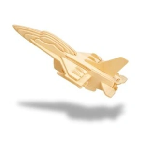 Totalcadeau Puzzle en bois avion 3D avion nostalgique