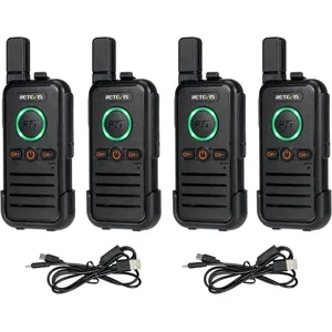 Comparateur de prix : Retevis RB645 Talkie Walkie, Mini , Rechargeable Radio Bidirectionnell...