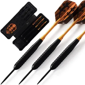 Fléchettes en acier à pointe noire CUESOUL - 23g - Barils cuivrés - Se... pas cher