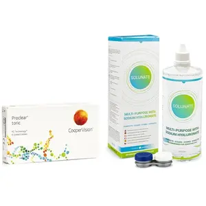 Proclear Toric CooperVision (6 lentilles) + Solunate Multi-Purpose 400...Vendu parlentiamo