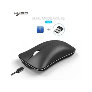 Comparateur de prix : HXSJ rechargeable sans fil BT4.0 USB Dual Mode de jeu Souris pour PC p...