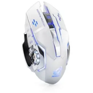 Comparateur de prix : Rechargeable sans fil X8 silencieux LED rétro-éclairé USB optique ergonomique Gaming Mouse wedazano44