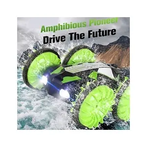 LH-C013 2.4GHz 4 roues motrices Waterproof Double Side amphibie RC Stu... pas cher
